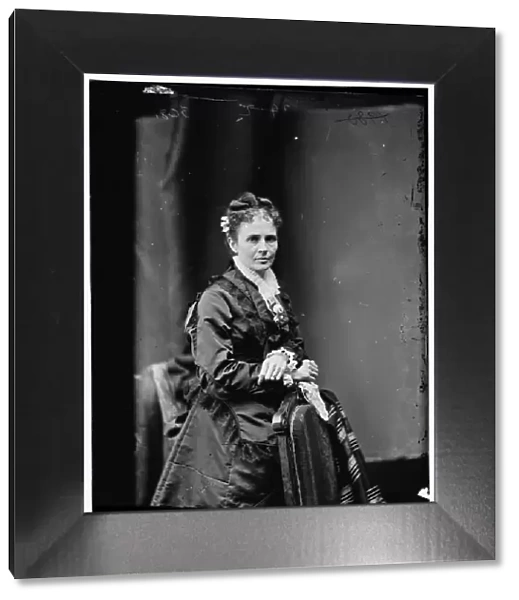 Garfield, Mrs. James, wife of President Garfield, between 1870 and 1880. Creator: Unknown
