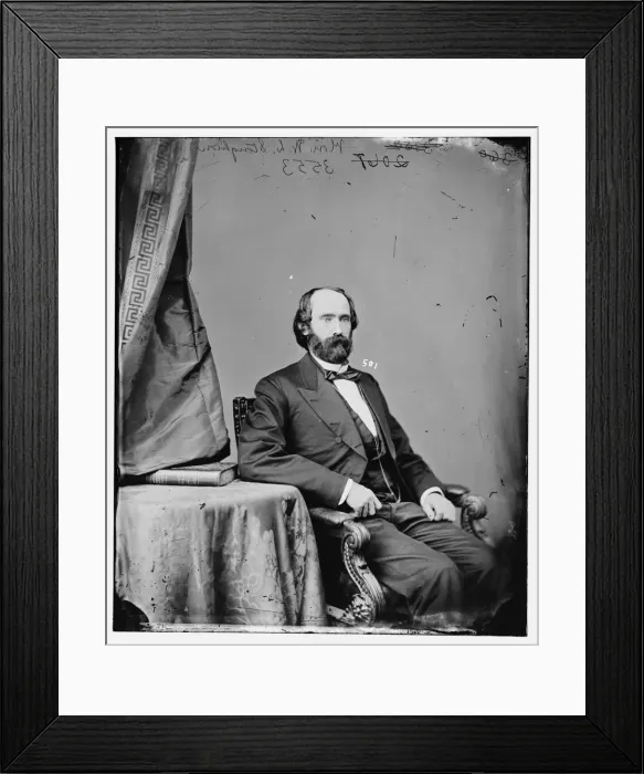 Framed Print : William Lewis Stoughton of Michigan, between 1860 and 1875. Creator: Unknown Framed Print : William Lewis Stoughton of Michigan, between 1860 and 1875. Creator: Unknown