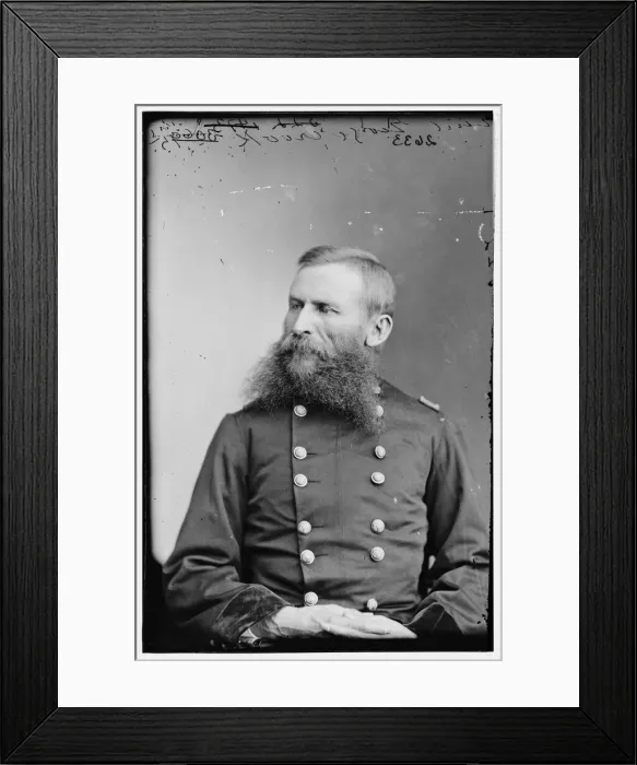 Framed Print : General George Crook, US Army, between 1870 and 1880. Creator: Unknown Framed Print : General George Crook, US Army, between 1870 and 1880. Creator: Unknown