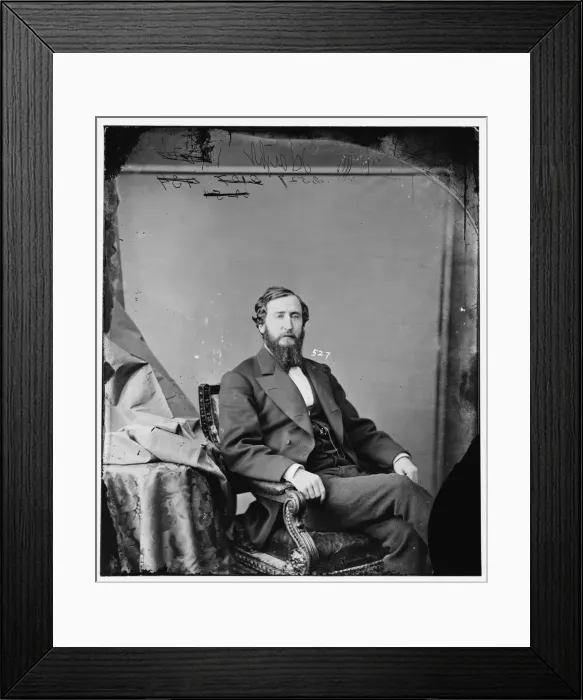 Framed Print : Edward Haight of New York, between 1860 and 1875. Creator: Unknown Framed Print : Edward Haight of New York, between 1860 and 1875. Creator: Unknown