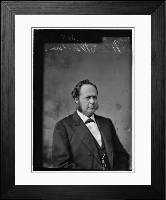 Framed Print : William Windom of Minnesota, between 1870 and 1880. Creator: Unknown Framed Print : William Windom of Minnesota, between 1870 and 1880. Creator: Unknown