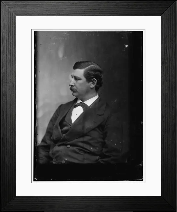 Framed Print : George Alfred Townsend, between 1870 and 1880. Creator: Unknown Framed Print : George Alfred Townsend, between 1870 and 1880. Creator: Unknown