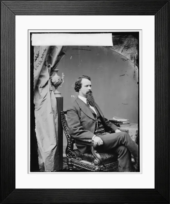 Framed Print : Charles Memorial Hamilton of Florida, between 1860 and 1875. Creator: Unknown Framed Print : Charles Memorial Hamilton of Florida, between 1860 and 1875. Creator: Unknown