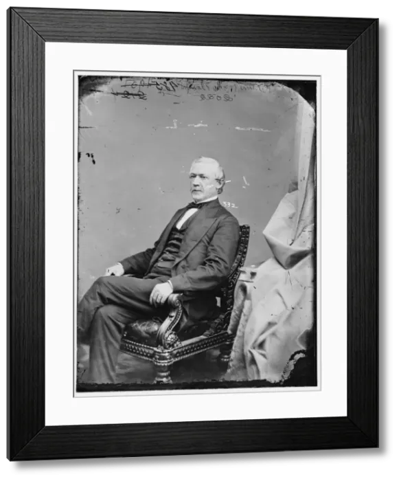 Framed Print : Hiram McCullough of Maryland, between 1860 and 1875. Creator: Unknown Framed Print : Hiram McCullough of Maryland, between 1860 and 1875. Creator: Unknown