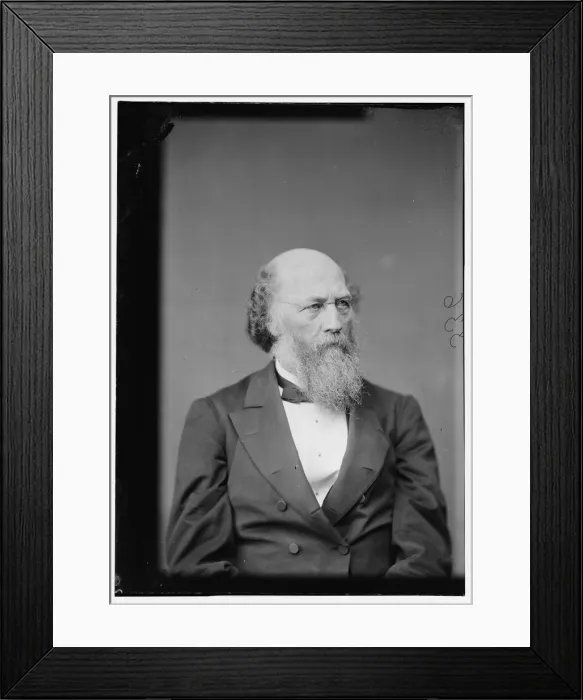 Framed Print : Justice Stephen Field, Supreme Court, between 1870 and 1880. Creator: Unknown Framed Print : Justice Stephen Field, Supreme Court, between 1870 and 1880. Creator: Unknown