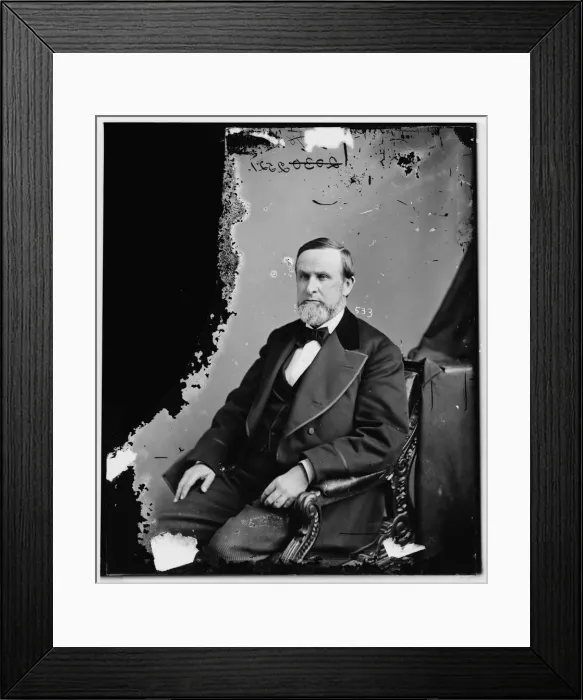 Framed Print : Aylett Hawes Buckner of Missouri, between 1860 and 1875. Creator: Unknown Framed Print : Aylett Hawes Buckner of Missouri, between 1860 and 1875. Creator: Unknown