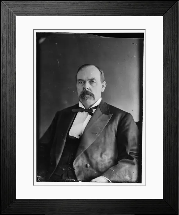Framed Print : Oliver Hazard Perry T. Morton of Indiana, 1865-1880. Creator: Unknown Framed Print : Oliver Hazard Perry T. Morton of Indiana, 1865-1880. Creator: Unknown
