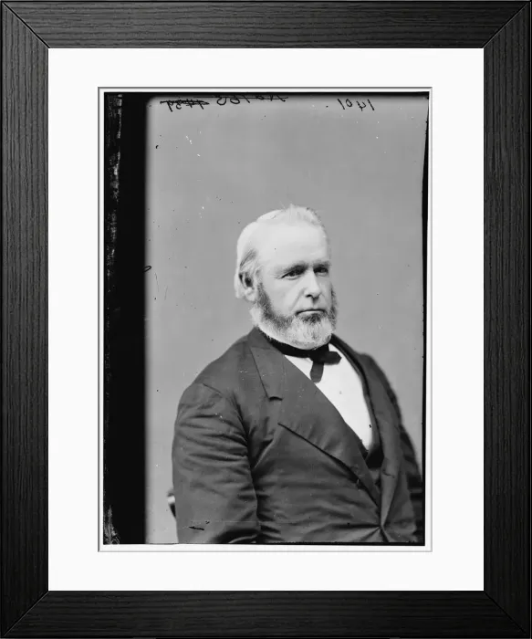 Framed Print : John Holmes Burleigh of Maine, between 1870 and 1880. Creator: Unknown Framed Print : John Holmes Burleigh of Maine, between 1870 and 1880. Creator: Unknown