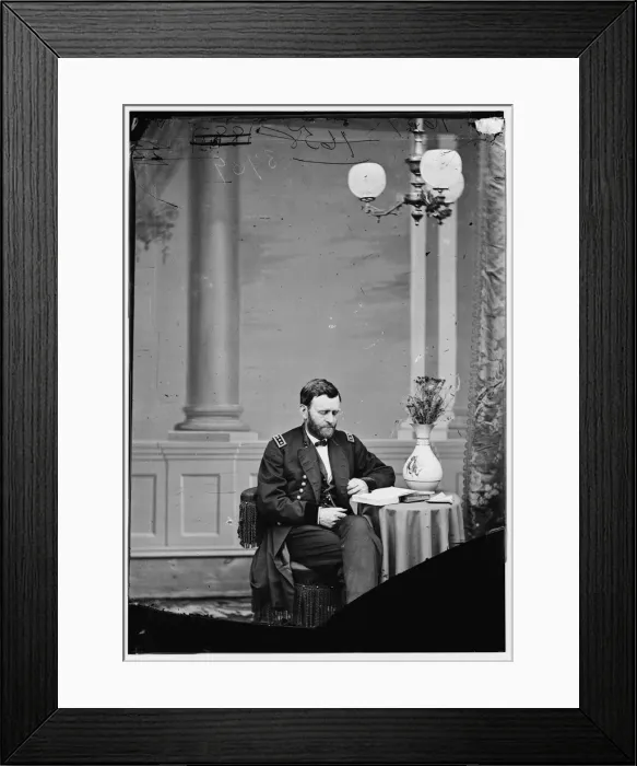 Framed Print : General Ulysses. S. Grant, between 1870 and 1880. Creator: Unknown Framed Print : General Ulysses. S. Grant, between 1870 and 1880. Creator: Unknown