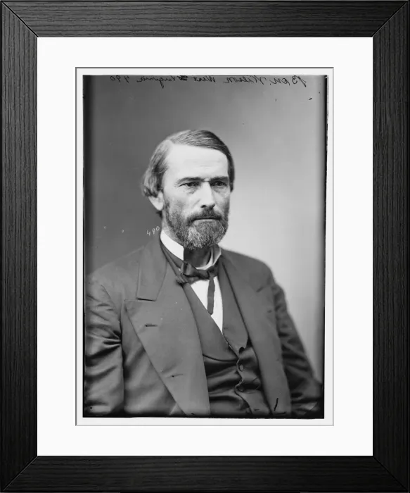 Framed Print : Benjamin Wilson of West Virginia, between 1870 and 1880. Creator: Unknown Framed Print : Benjamin Wilson of West Virginia, between 1870 and 1880. Creator: Unknown