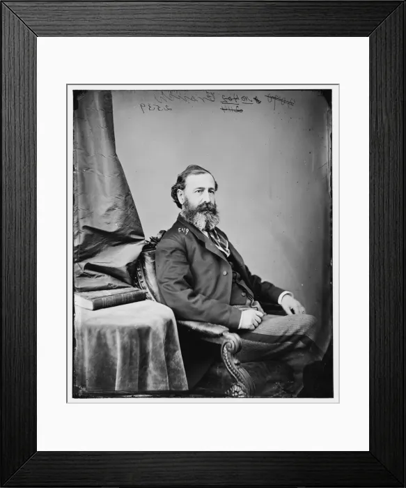 Framed Print : Hon. French, between 1860 and 1875. Creator: Unknown Framed Print : Hon. French, between 1860 and 1875. Creator: Unknown