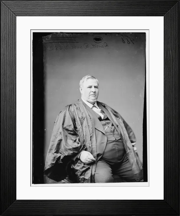 Framed Print : Judge David Davis, U. S. S. Court, between 1870 and 1880. Creator: Unknown Framed Print : Judge David Davis, U. S. S. Court, between 1870 and 1880. Creator: Unknown