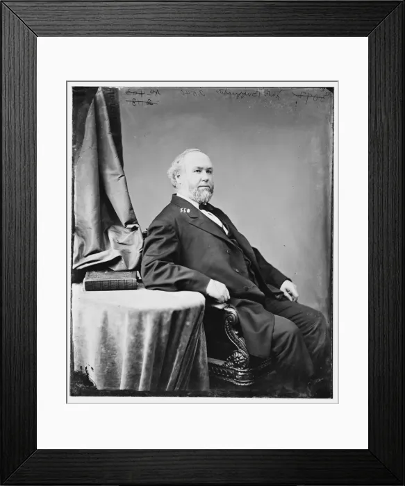 Framed Print : James Buffington of Massachusetts, between 1860 and 1875. Creator: Unknown Framed Print : James Buffington of Massachusetts, between 1860 and 1875. Creator: Unknown