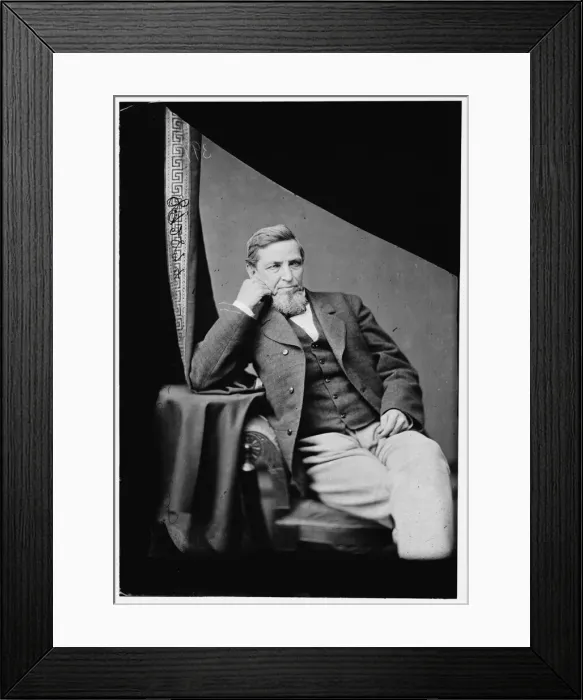 Framed Print : Morgan Calvin Hamilton of Texas, between 1870 and 1880. Creator: Unknown Framed Print : Morgan Calvin Hamilton of Texas, between 1870 and 1880. Creator: Unknown