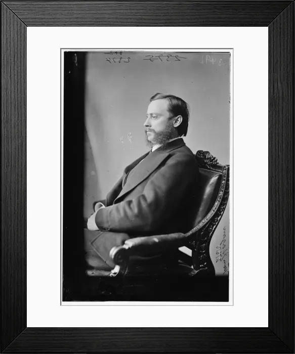Framed Print : John Marshall Hagans of West Virginian, between 1870 and 1880. Creator: Unknown Framed Print : John Marshall Hagans of West Virginian, between 1870 and 1880. Creator: Unknown