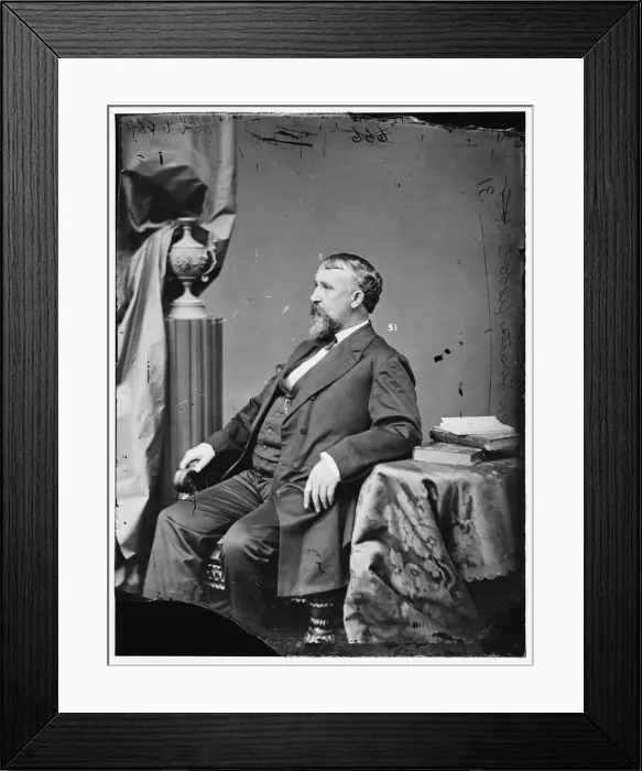 Framed Print : Joseph Carter Abbott, 1860-1875. Creator: Unknown Framed Print : Joseph Carter Abbott, 1860-1875. Creator: Unknown