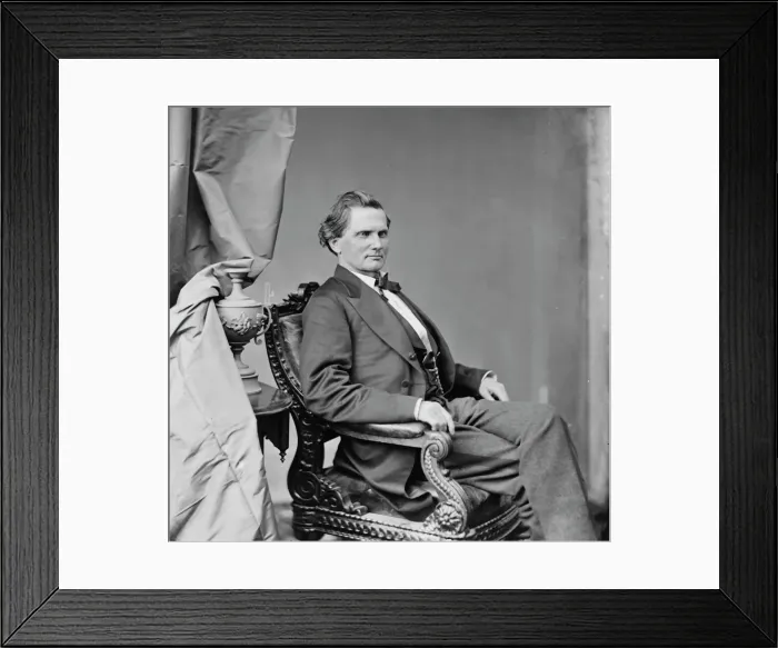 Framed Print : INCORRECT - Joseph Clay Stiles Blackburn of Kentucky, between 1860 and 1875. Creator: Unknown Framed Print : INCORRECT - Joseph Clay Stiles Blackburn of Kentucky, between 1860 and 1875. Creator: Unknown