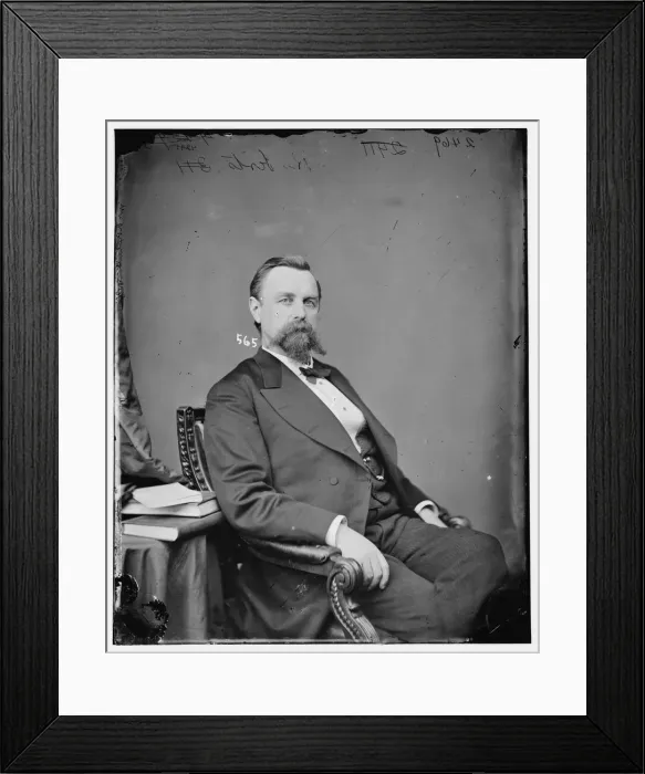Framed Print : William Randall Roberts of New York, between 1860 and 1875. Creator: Unknown Framed Print : William Randall Roberts of New York, between 1860 and 1875. Creator: Unknown