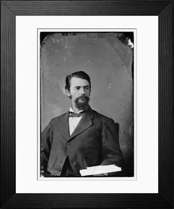 Framed Print : John Bullock Clark of Missouri, between 1870 and 1880. Creator: Unknown Framed Print : John Bullock Clark of Missouri, between 1870 and 1880. Creator: Unknown