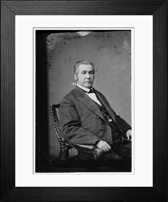 Framed Print : Lewis Vital Bogy of Missouri, between 1870 and 1880. Creator: Unknown Framed Print : Lewis Vital Bogy of Missouri, between 1870 and 1880. Creator: Unknown