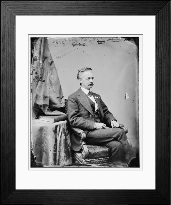 Framed Print : Henry Warner Slocum Senior of New York, between 1860 and 1875. Creator: Unknown Framed Print : Henry Warner Slocum Senior of New York, between 1860 and 1875. Creator: Unknown