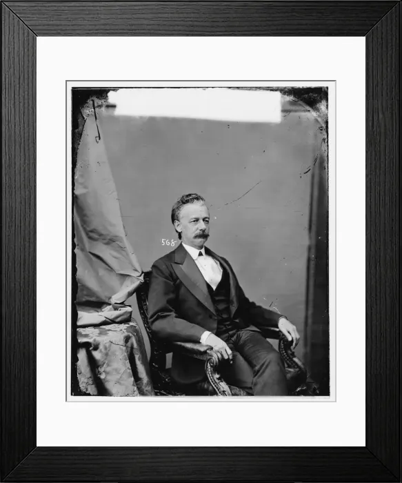 Framed Print : Henry Warner Slocum Senior of New York, between 1860 and 1875. Creator: Unknown Framed Print : Henry Warner Slocum Senior of New York, between 1860 and 1875. Creator: Unknown