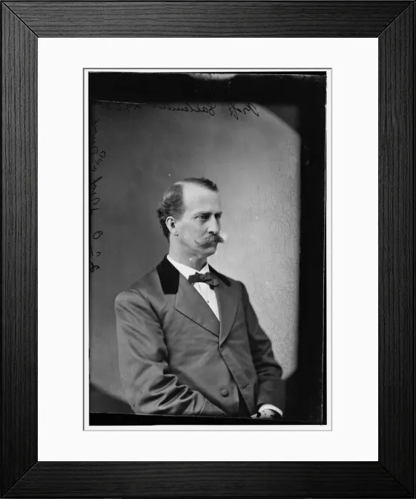 Framed Print : Prof. Edward M. Gallaudet, between 1870 and 1880. Creator: Unknown Framed Print : Prof. Edward M. Gallaudet, between 1870 and 1880. Creator: Unknown