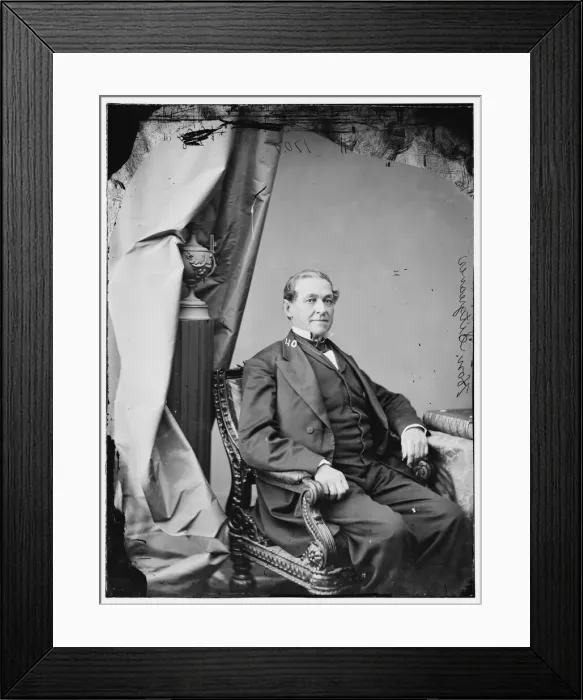 Framed Print : Charles Sitgreaves of New Jersey, between 1860 and 1875. Creator: Unknown Framed Print : Charles Sitgreaves of New Jersey, between 1860 and 1875. Creator: Unknown