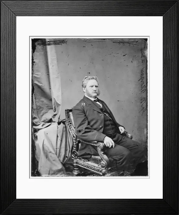 Framed Print : George Washington Morgan of Ohio, between 1860 and 1875. Creator: Unknown Framed Print : George Washington Morgan of Ohio, between 1860 and 1875. Creator: Unknown