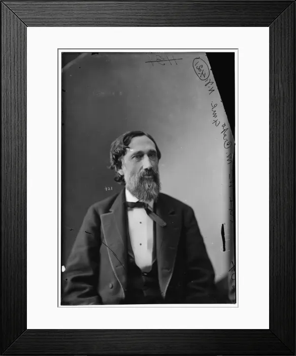 Framed Print : William Wallace Crapo, MC from MA, between 1870 and 1880. Creator: Unknown Framed Print : William Wallace Crapo, MC from MA, between 1870 and 1880. Creator: Unknown