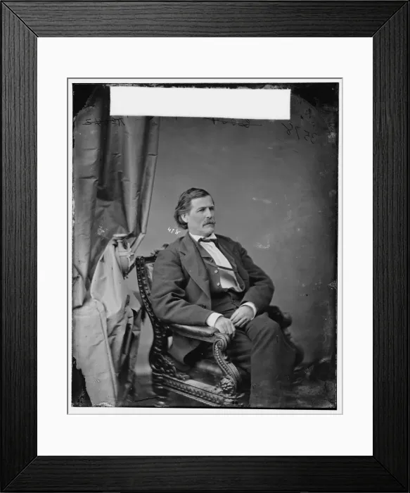 Framed Print : Samuel Francis Gove of Georgia, between 1860 and 1875. Creator: Unknown Framed Print : Samuel Francis Gove of Georgia, between 1860 and 1875. Creator: Unknown