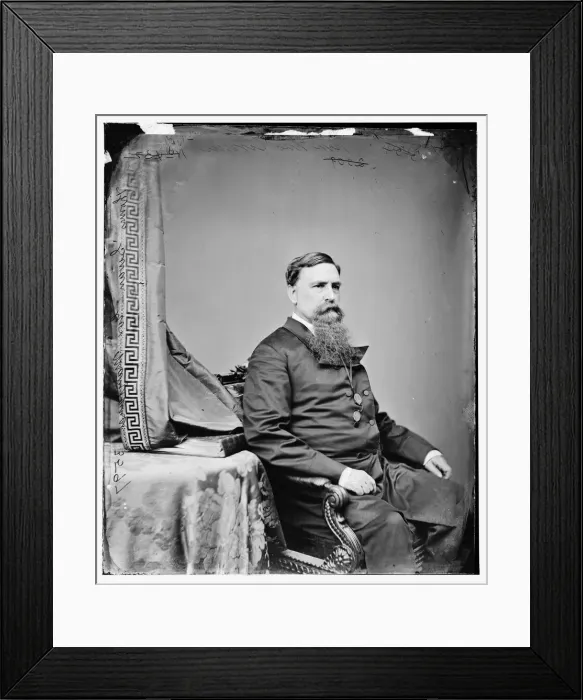 Framed Print : Thomas Swann, Governor of Maryland, between 1865 and 1880. Creator: Unknown Framed Print : Thomas Swann, Governor of Maryland, between 1865 and 1880. Creator: Unknown