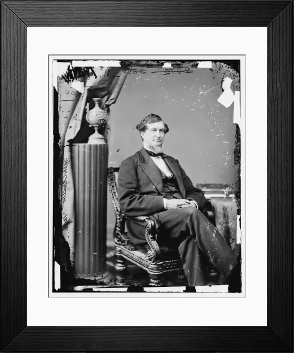 Framed Print : Zachariah Chandler of Michigan, between 1860 and 1875. Creator: Unknown Framed Print : Zachariah Chandler of Michigan, between 1860 and 1875. Creator: Unknown