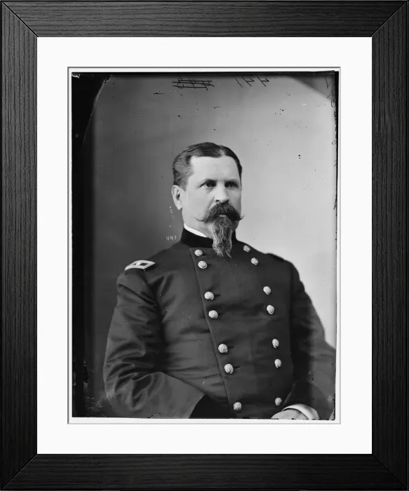 Framed Print : General William B. Hazen, US Army, between 1870 and 1880. Creator: Unknown Framed Print : General William B. Hazen, US Army, between 1870 and 1880. Creator: Unknown