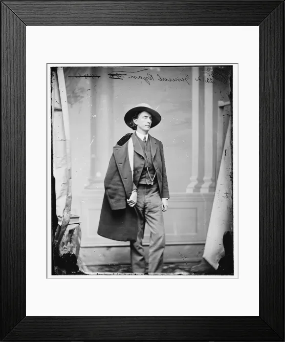 Framed Print : General Ryan, between 1860 and 1875. Creator: Unknown Framed Print : General Ryan, between 1860 and 1875. Creator: Unknown