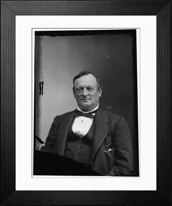 Framed Print : Benjamin Dean of Massachusetts, between 1870 and 1880. Creator: Unknown Framed Print : Benjamin Dean of Massachusetts, between 1870 and 1880. Creator: Unknown