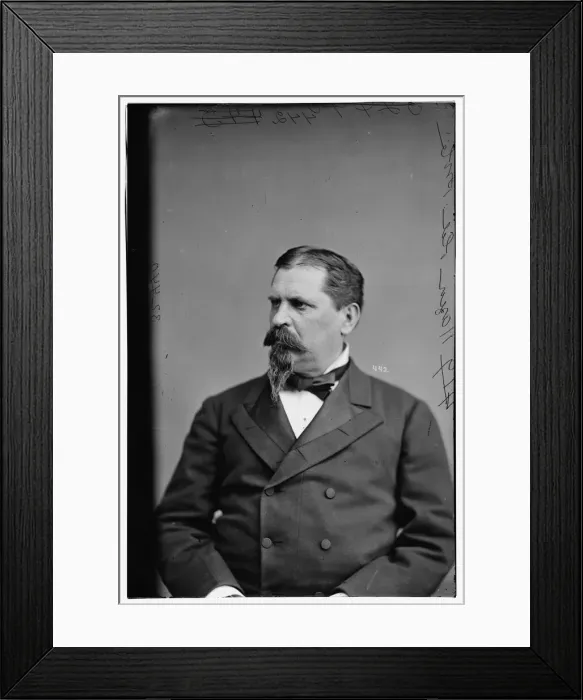 Framed Print : General William B. Hazen (not in uniform), between 1870 and 1880. Creator: Unknown Framed Print : General William B. Hazen (not in uniform), between 1870 and 1880. Creator: Unknown