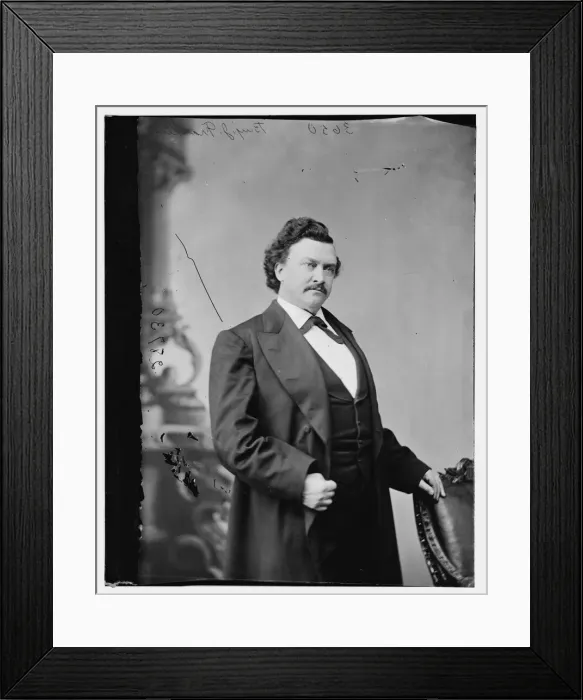 Framed Print : Benjamin J. Franklin of Missouri, between 1870 and 1880. Creator: Unknown Framed Print : Benjamin J. Franklin of Missouri, between 1870 and 1880. Creator: Unknown