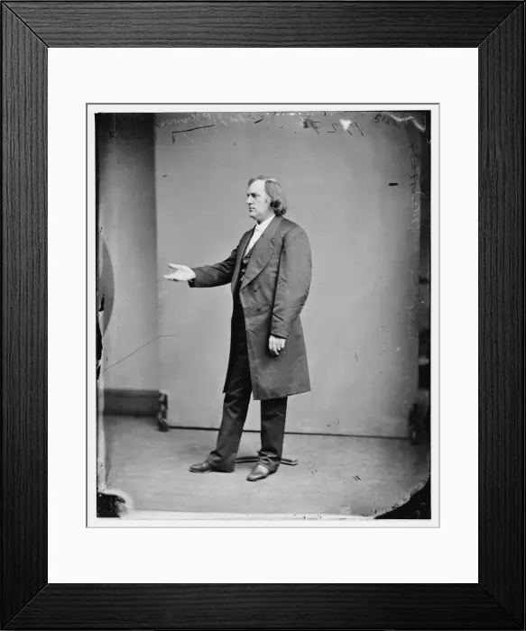 Framed Print : Rev. Dr. John Philip Newman, between 1860 and 1875. Creator: Unknown Framed Print : Rev. Dr. John Philip Newman, between 1860 and 1875. Creator: Unknown