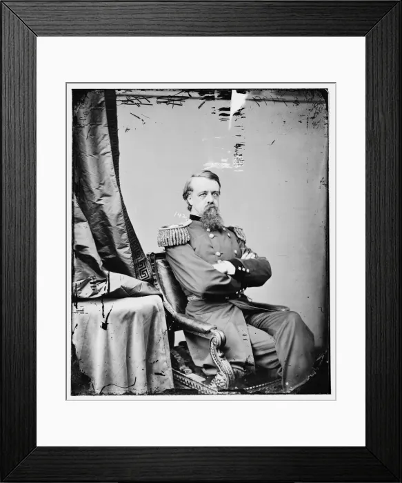 Framed Print : General Alfred H. Terry, US Army, between 1860 and 1875. Creator: Unknown Framed Print : General Alfred H. Terry, US Army, between 1860 and 1875. Creator: Unknown