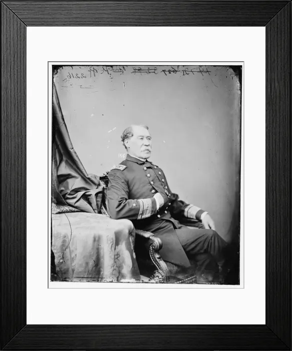 Framed Print : Rear Admiral Henry Kuhn Hoff, US Navy, between 1860 and 1875. Creator: Unknown Framed Print : Rear Admiral Henry Kuhn Hoff, US Navy, between 1860 and 1875. Creator: Unknown