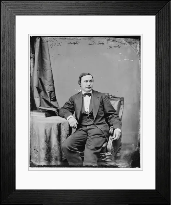 Framed Print : James Lawrence Getz, between 1860 and 1875. Creator: Unknown Framed Print : James Lawrence Getz, between 1860 and 1875. Creator: Unknown