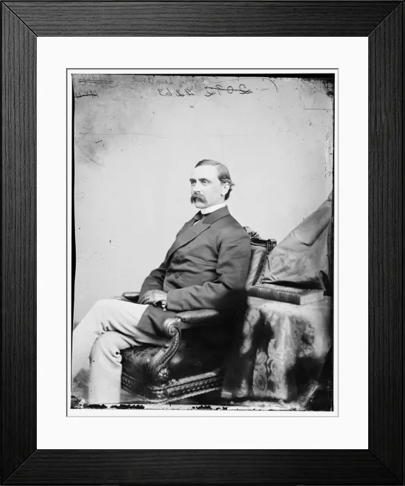 Framed Print : Adelbert Ames of Mississippi, between 1860 and 1875. Creator: Unknown Framed Print : Adelbert Ames of Mississippi, between 1860 and 1875. Creator: Unknown