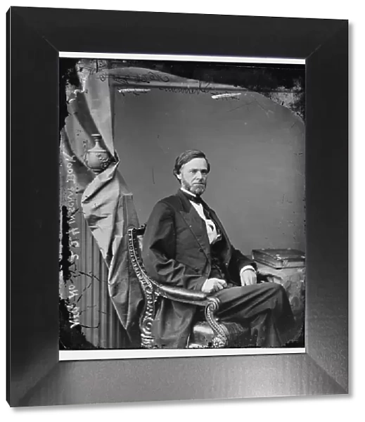 John Sherman of Ohio, between 1860 and 1875. Creator: Unknown