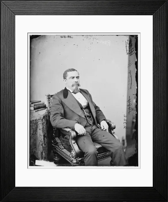 Framed Print : Alonzo Jacob Ransier, between 1860 and 1875. Creator: Unknown Framed Print : Alonzo Jacob Ransier, between 1860 and 1875. Creator: Unknown