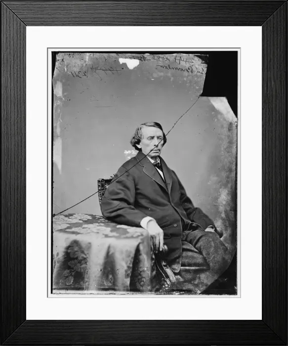 Framed Print : Parson Brownlow, between 1860 and 1875. Creator: Unknown Framed Print : Parson Brownlow, between 1860 and 1875. Creator: Unknown