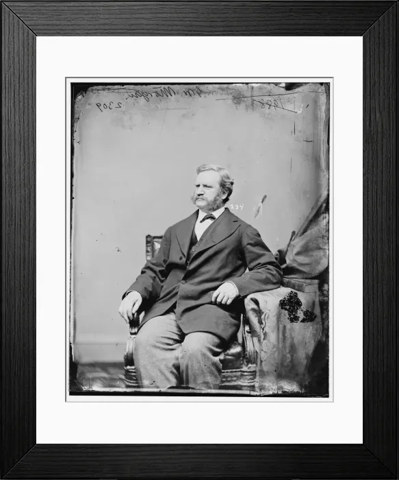 Framed Print : George Washington Morgan of Ohio, between 1860 and 1875. Creator: Unknown Framed Print : George Washington Morgan of Ohio, between 1860 and 1875. Creator: Unknown