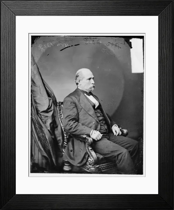 Framed Print : James Lusk Alcorn, between 1860 and 1875. Creator: Unknown Framed Print : James Lusk Alcorn, between 1860 and 1875. Creator: Unknown