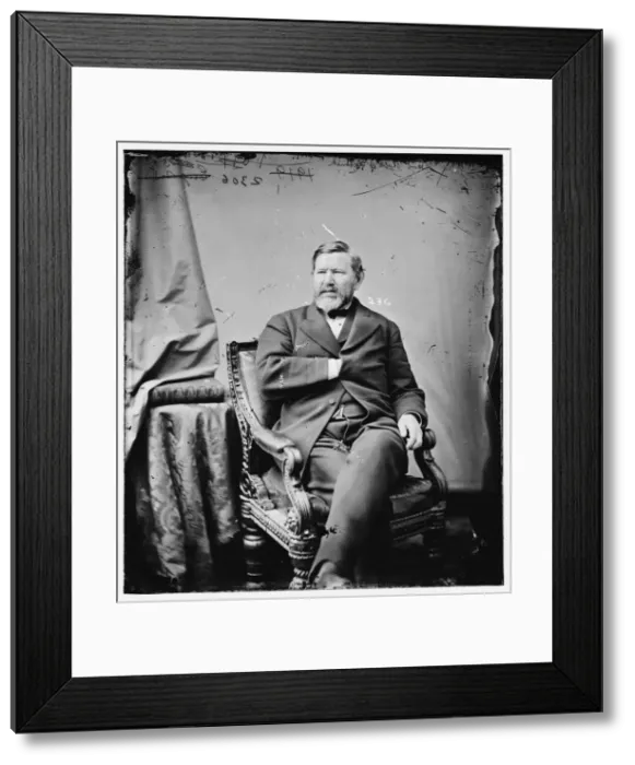 Framed Print : Robert Cumming Schenck of Ohio, between 1860 and 1875. Creator: Unknown Framed Print : Robert Cumming Schenck of Ohio, between 1860 and 1875. Creator: Unknown