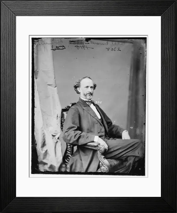 Framed Print : H. P. H. Brownwell, between 1860 and 1875. Creator: Unknown Framed Print : H. P. H. Brownwell, between 1860 and 1875. Creator: Unknown